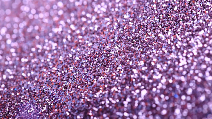 Let Your Dreams Sparkle With Purple Glitter! Wallpaper