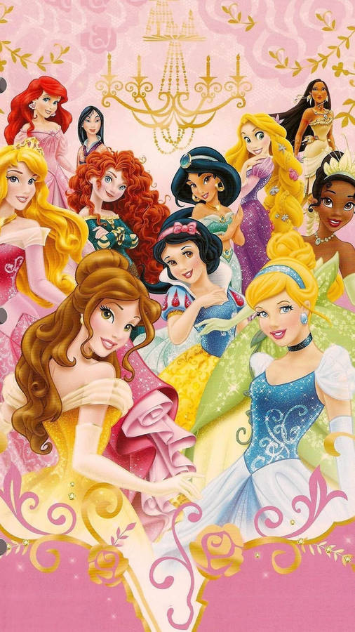 Let Your Inner Princess Shine In This Cute And Aesthetic Disney Princess Outfit! Wallpaper