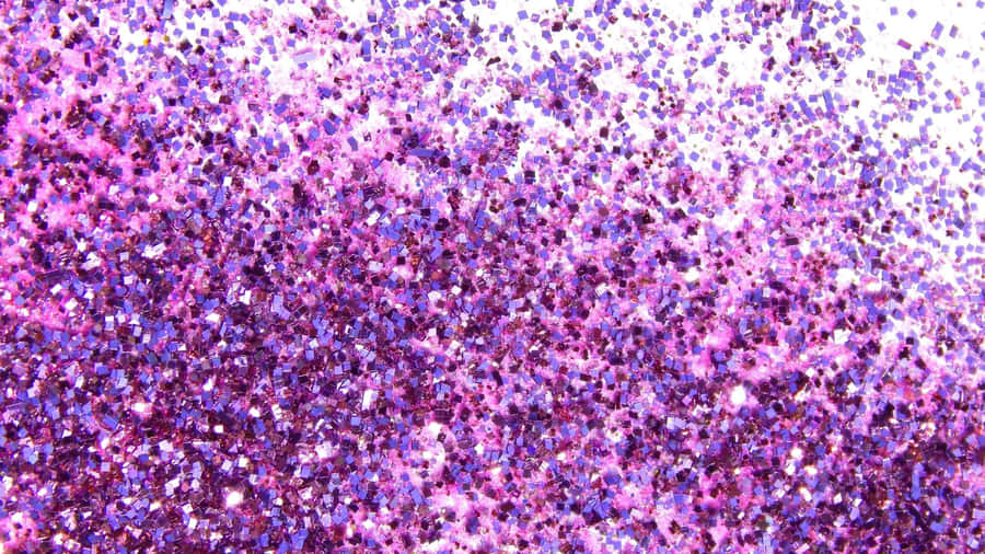 Let Your Inner Sparkle Shine Through With Purple Glitter. Wallpaper