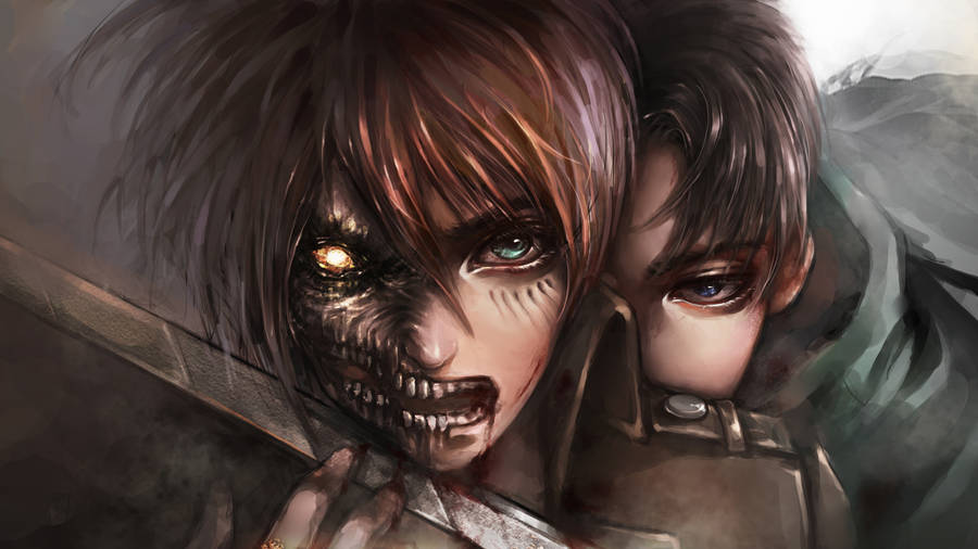 Levi And Eren Fanmade 4k Wallpaper