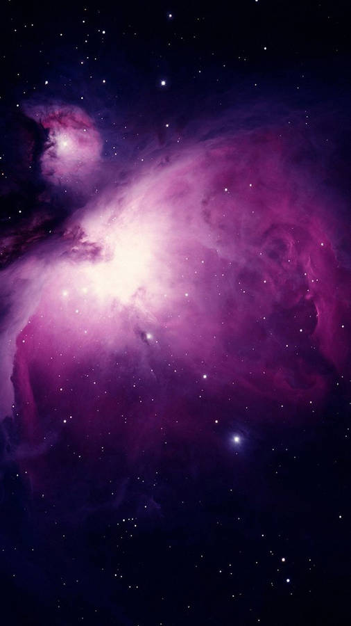 Lg Phone Purple Nebula Wallpaper