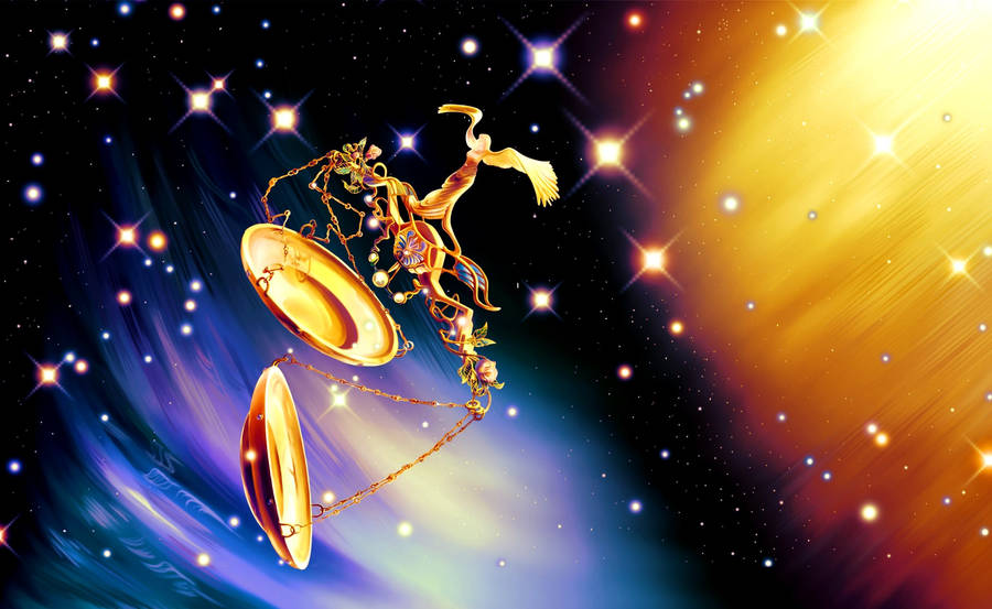 Libra Scale Horoscope Wallpaper