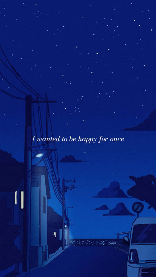 “life Can Be Hard, But We Can Find Solace In Our Phones.” Wallpaper