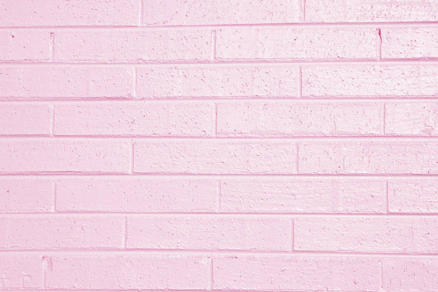 Light Pink Brick Wall Wallpaper