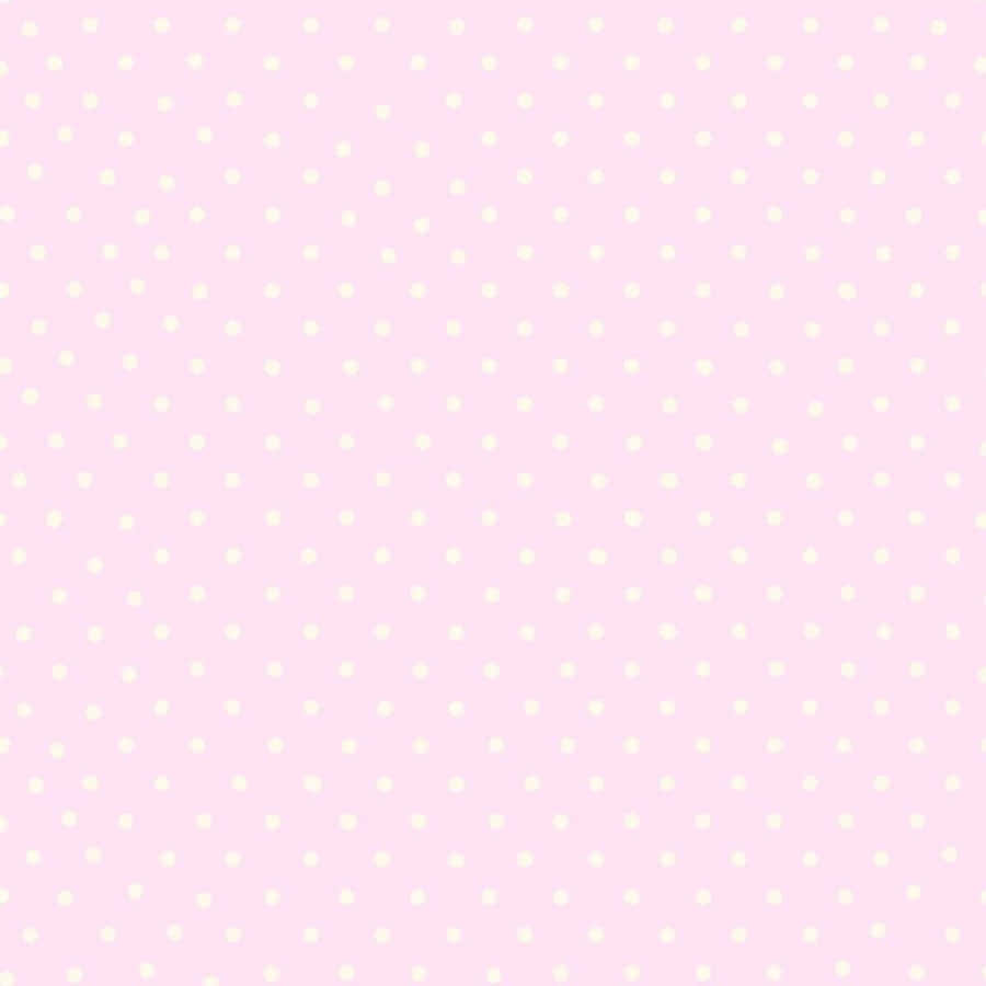 Light Pink Polka Dot Pattern Wallpaper
