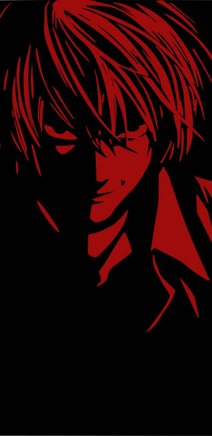 Light Yagami In Black And Red Wallpaper
