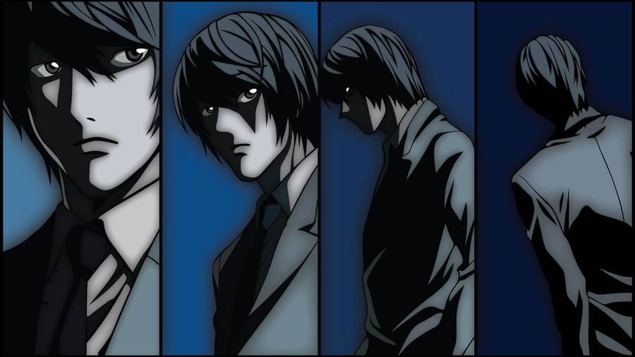 Light Yagami Manga Collage Wallpaper