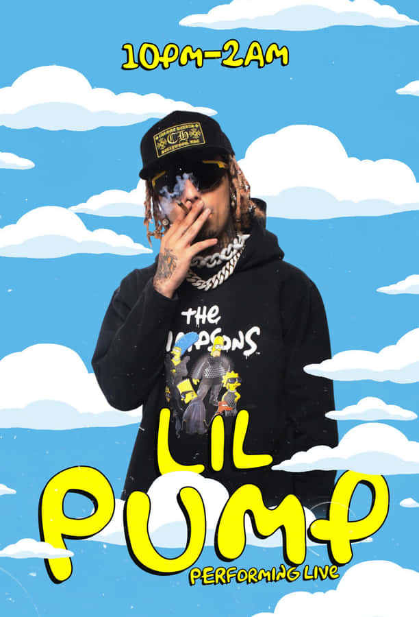 Lil Pump Performing Live On Stage. Wallpaper
