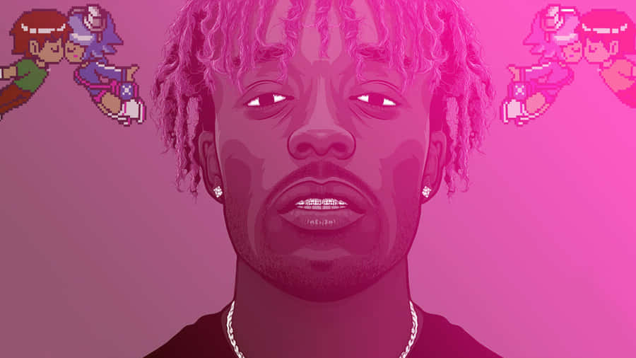 Lil Uzi Album In Pink Wallpaper