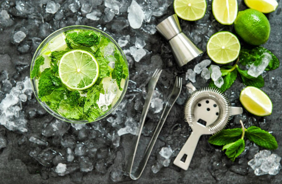 Lime Cordial Wallpaper