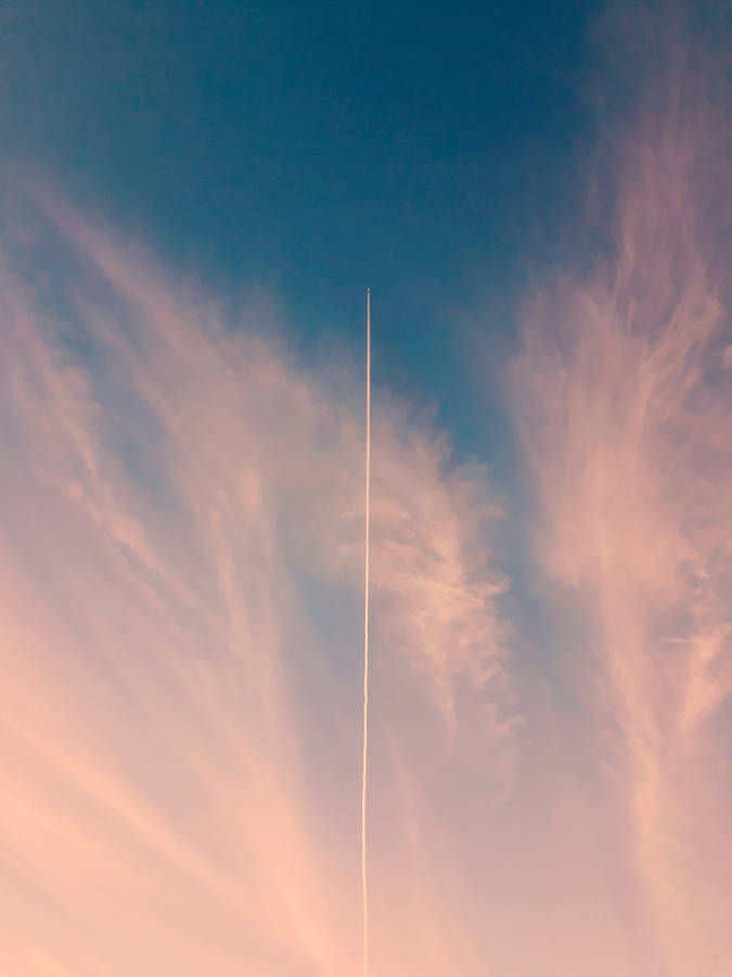 Line Cloud Iphone Wallpaper