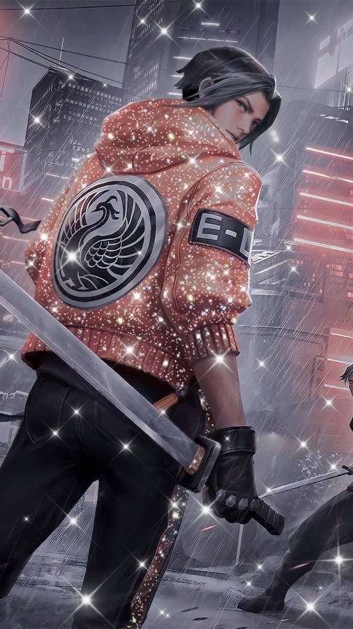 Ling Ml Street Punk Sequin Jacket Wallpaper