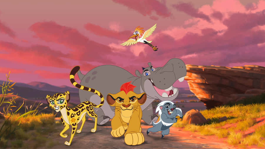 Lion Guard Friends Disney Movie Wallpaper