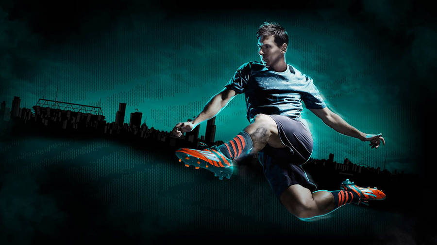 Lionel Messi Kick Hd Football Wallpaper