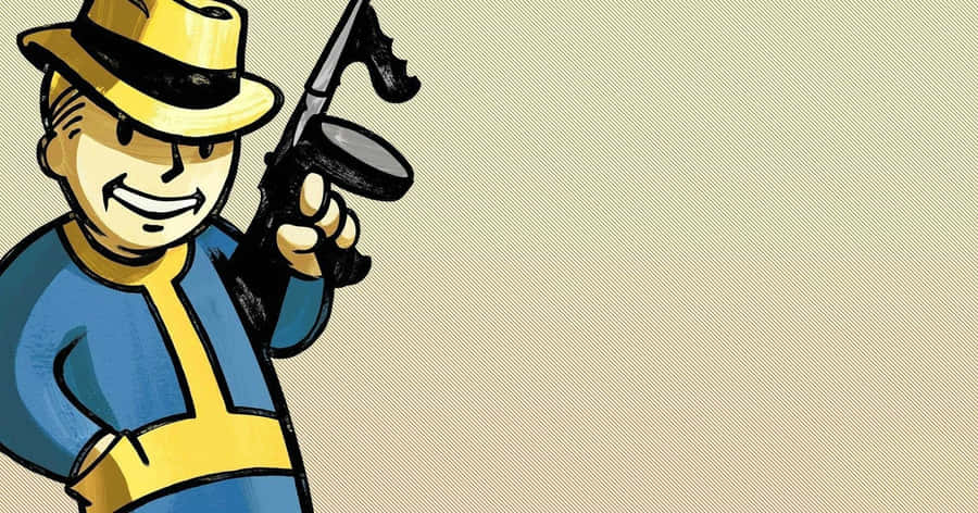 Live The Adventure With Vault Boy Wallpaper