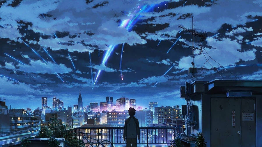 Lo Fi Anime Your Name Cover Wallpaper