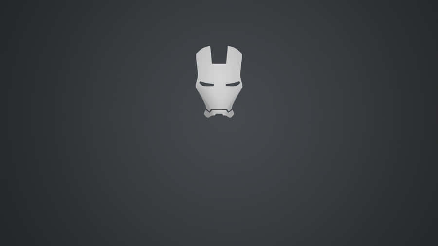 Logo Iron Man Black And White Wallpaper