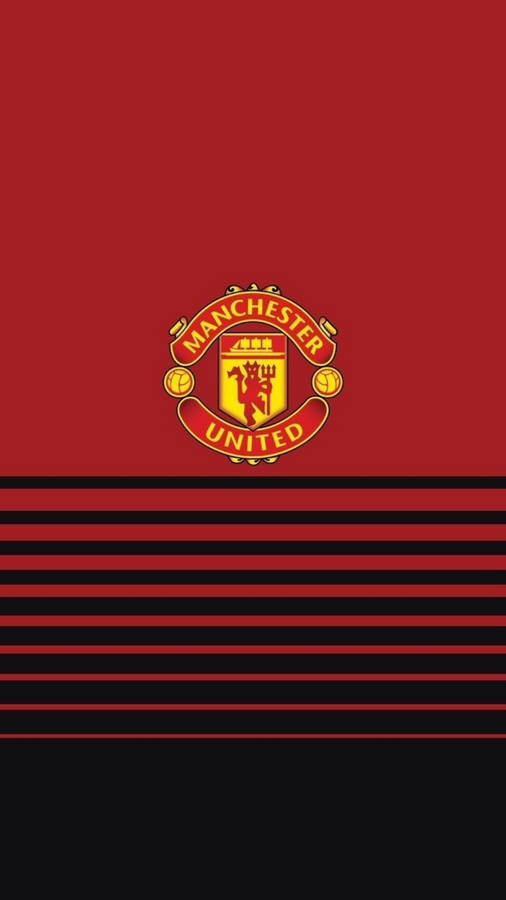 Logo On Top Manchester United Mobile Wallpaper
