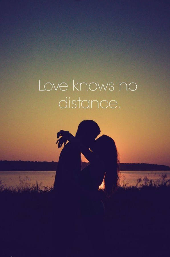 Long Distance Relationship Silhouette Wallpaper