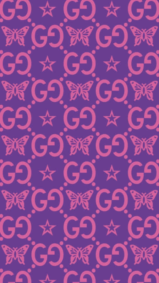 Look As Luxurious As Ever In A Stylish Purple Gucci Dress. Wallpaper