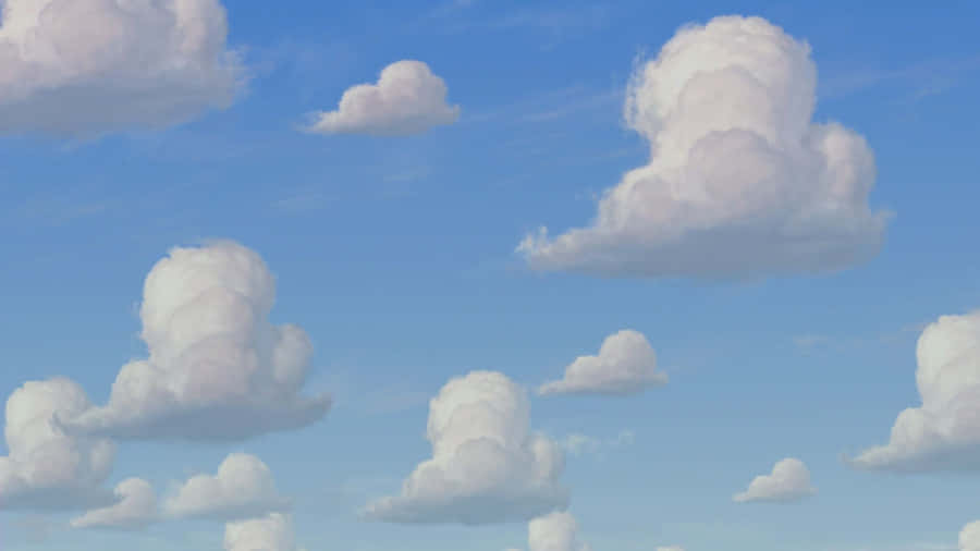 Look Up In The Sky And See A Dream Come True - A Toy Story Cloud! Wallpaper