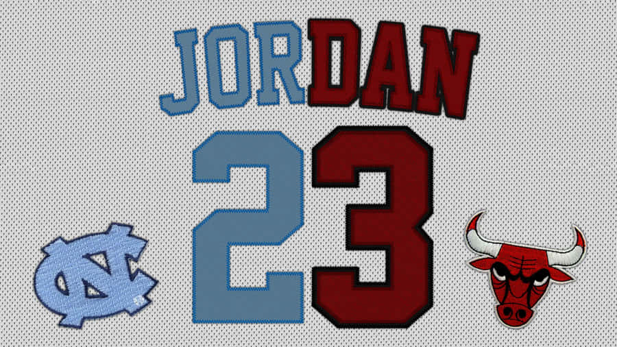 Look Your Best In Michael Jordan's Iconic Chicago Bulls Jersey. Wallpaper