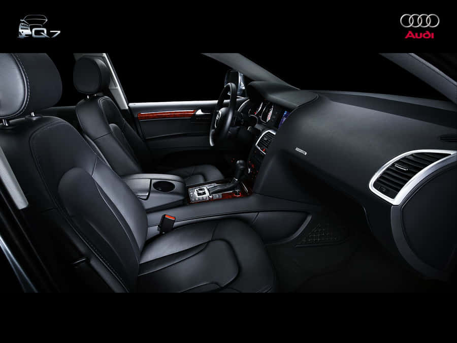 Looking Out Into The Open Road From The Comfort Of The Car Wallpaper