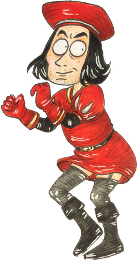 Lord Farquaad Sketch Wallpaper