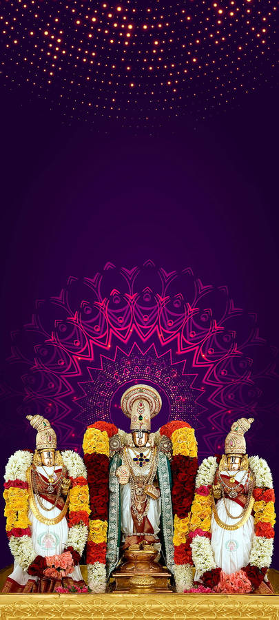 Lord Perumal From Venkateswara Temple Wallpaper