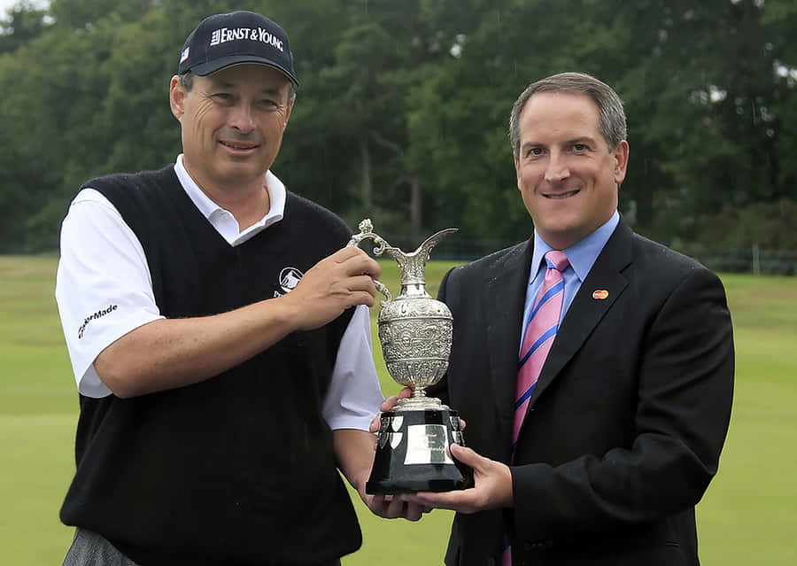 Loren Roberts With Michael Robichaud Wallpaper