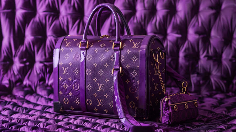 Louis Vuitton Purple Collection Wallpaper