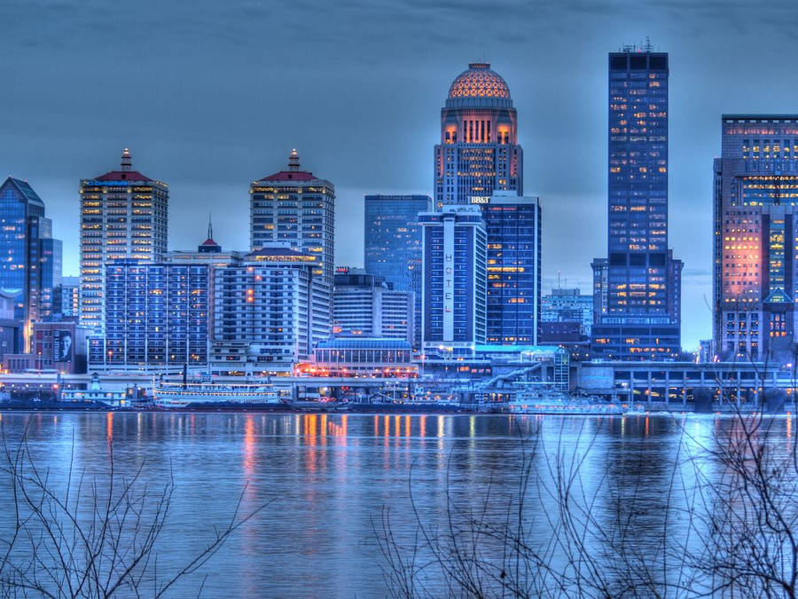 Louisville Picturesque Skyscrapers Wallpaper