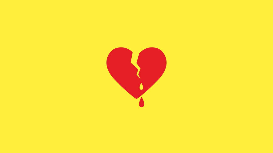 Love Failure Bleeding Broken Heart Wallpaper