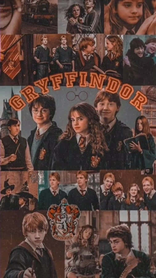Lovely Gryffindor Aesthetic Iphone Screen Wallpaper