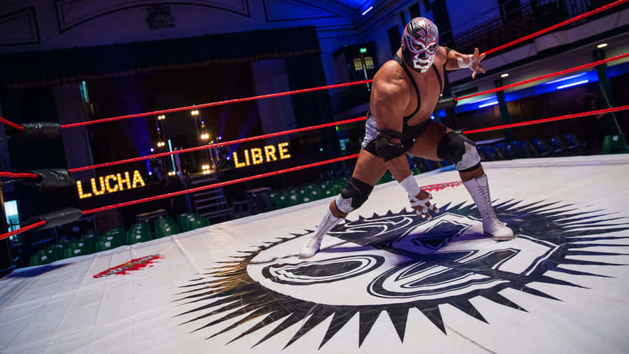 Lucha Libre Wrestlerin Ring Wallpaper