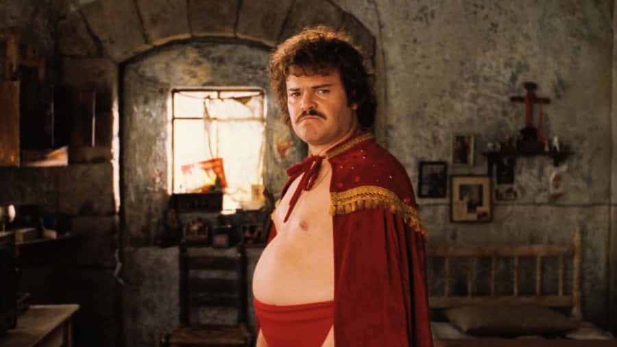 Luchador_in_ Red_ Cape Wallpaper