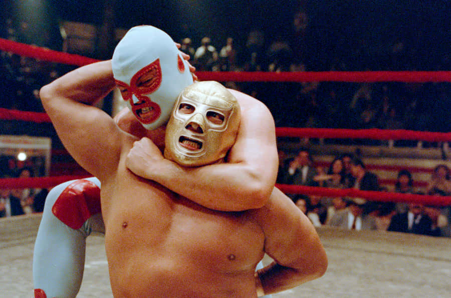 Luchadoresin Action Wrestling Match Wallpaper
