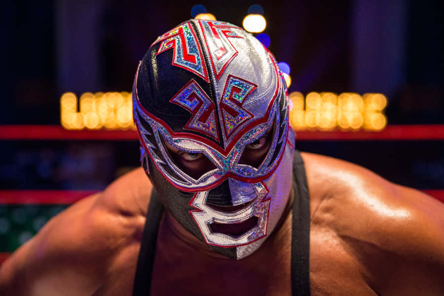 Luchadorin Mask Portrait Wallpaper