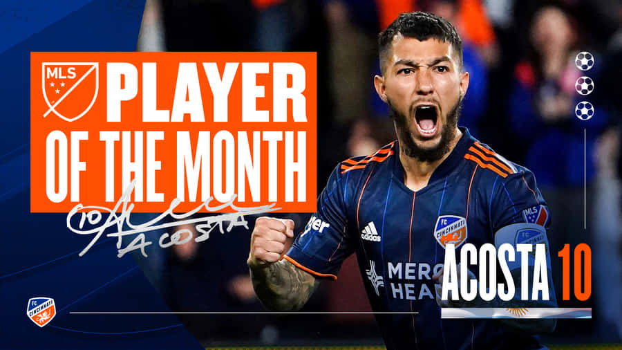 Luciano Acosta Major League Soccer Player Wallpaper