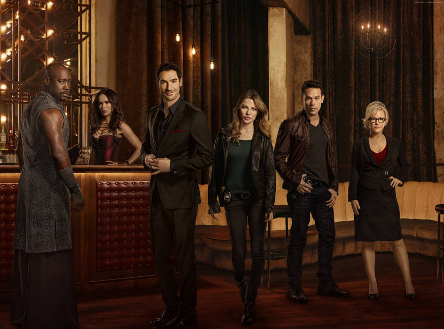 Lucifer Cast Hd Wallpaper