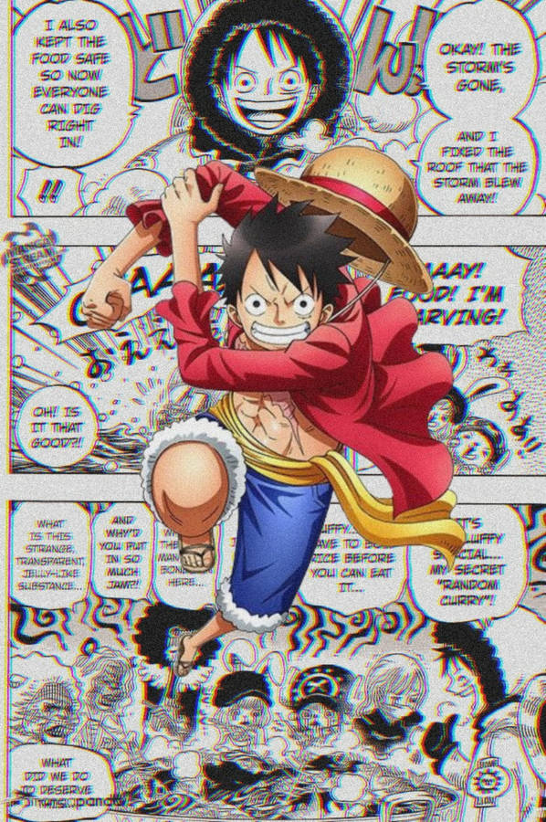 Luffy Aesthetic Manga Page Wallpaper