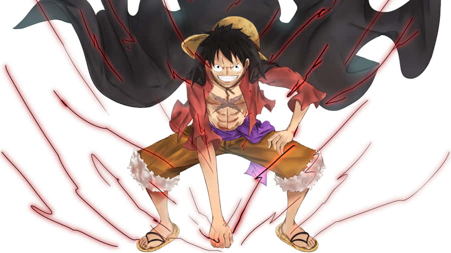 Luffy And The Strawhat Crew Looking Determined To Take On The World In One Piece 5k Wallpaper