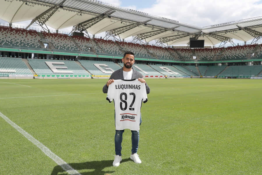 Luquinhas Presentationat Stadium Wallpaper