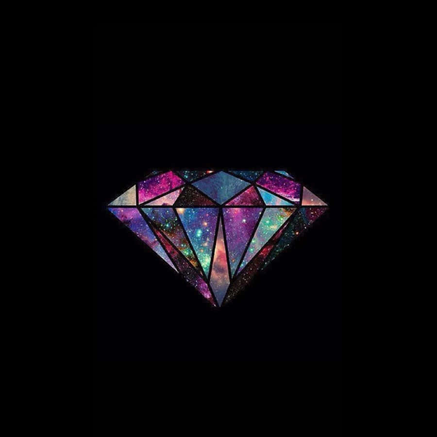 Luxurious Galaxy Diamond Wallpaper