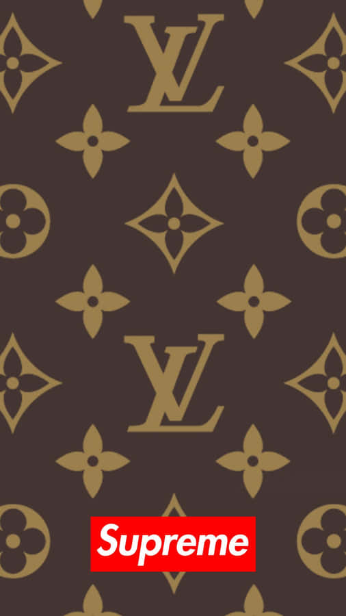 Luxury Meets Technology - A Classic Louis Vuitton Desktop Background Wallpaper