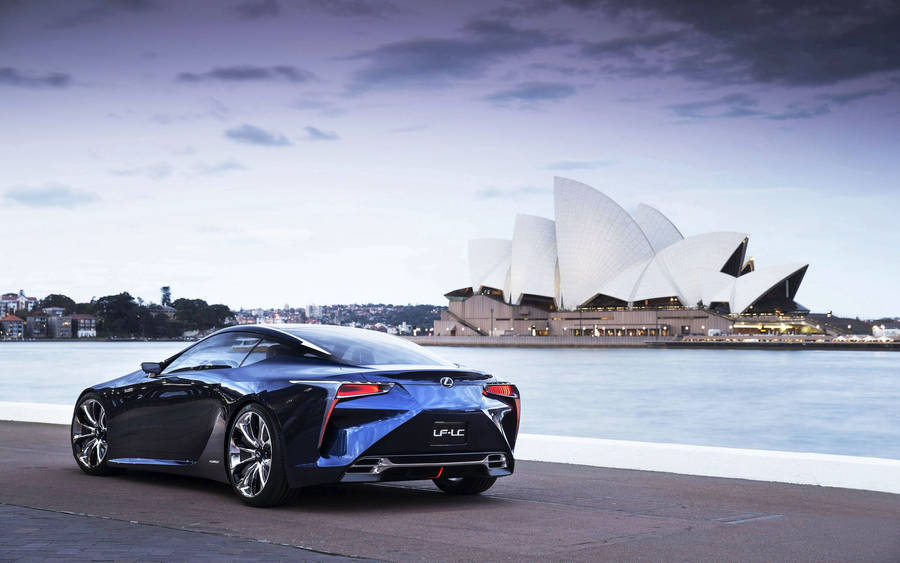 Luxury Motion - The Sleek Lexus In Action Wallpaper