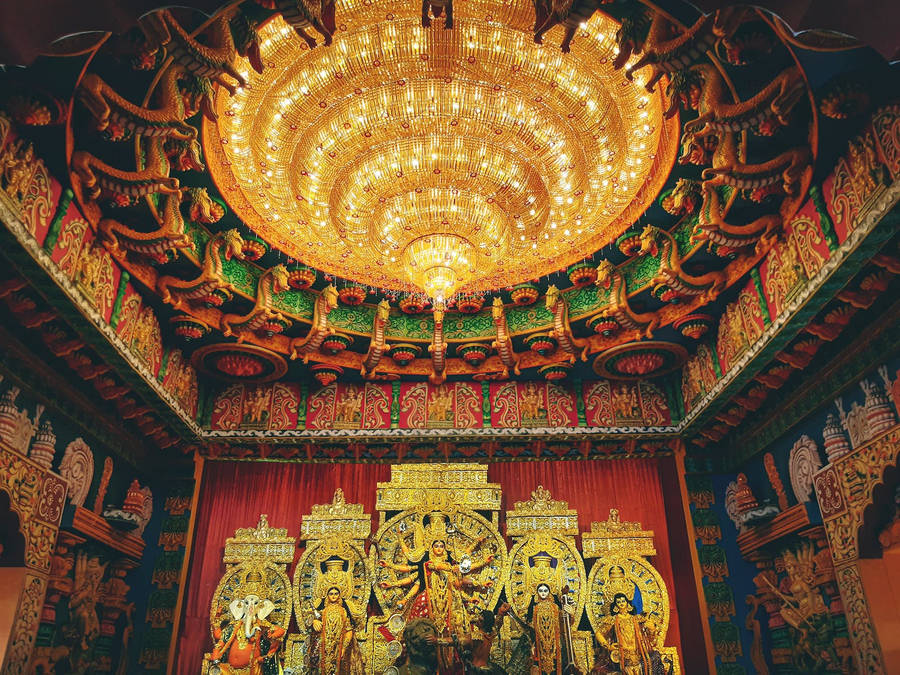 Maa Durga Temple Wallpaper