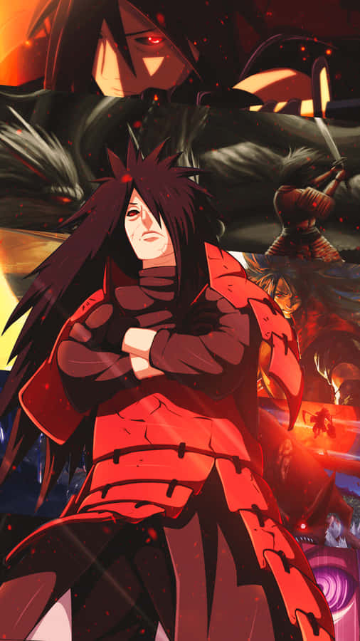 Madara Uchiha Anime Character Iphone Wallpaper