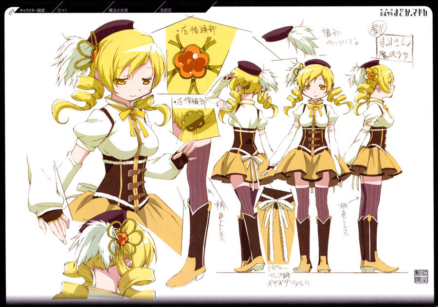 Madoka Magica Tomoe Features Wallpaper