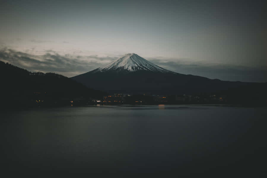 Magical Japan In A Dark Shade Wallpaper
